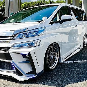 (HD)Galaxy TOYOTA 30 VELLFIRE VIPSTYLE ギャラクシー 30系ヴェルファイア デモカー - アルヴェルミーティング2018