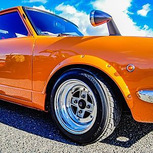 (4K)TOYOTA SPRINTER TRUENO 1972 TE27 初代スプリンタートレノ 旧車 - 昭和レトロカー万博2020