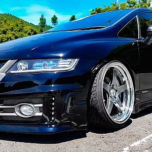 (4K)HONDA ODYSSEY VIPCAR style modified ホンダオデッセイ VIPワゴンカスタム - OWNER`s Car Library オーナーズカー・ライブラリー