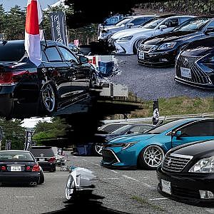 Japanese VIP STYLE Dress up Car Show walk arround 500 Cars - ドレスアップカーコンテスト
