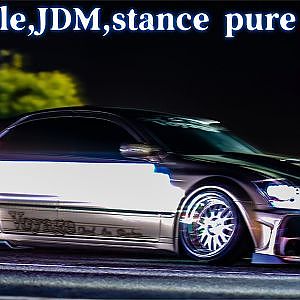 VIPStyle,JDM,stance pure exhaust sound 2021 - Night car meet