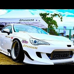 (HD)PANDEM TOYOTA GT86 FRS V3.5 パンデムトヨタ86フルエアロ - スタンスネイション大阪2017
