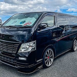 NV350 modified NISSAN URVAN VAN SBM Osaka2021 - SBM大阪2021 キャラバンカスタム