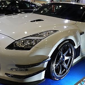 (4K)NISSAN GT-R R35 custom 日産R35GTRカスタム - 大阪オートメッセ2018