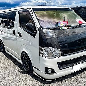 TOYOTA HIACE 200 JAPAN VAN SBM Osaka2021 - SBM大阪2021 200系 トヨタ カスタムハイエース
