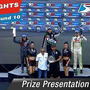 Prize Presentation TCR Thailand Round 10 @Chang International Circuit Buriram