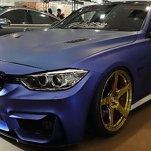 (4K)PLACE BMW F30 modified Vipstyle BMW F30 カスタム - 大阪オートメッセ2018
