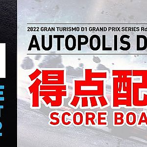 2022 GRAN TURISMO D1 GRAND PRIX SERIES Rd.6 AUTOPOLIS [10/22] (Scoreboard)