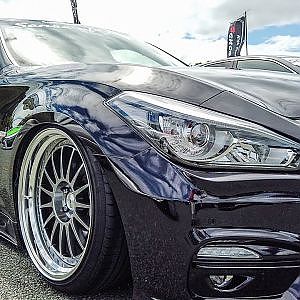 (4K)NISSAN Y51 FUGA modified Y51フーガ カスタム - ドレフェス関西2020