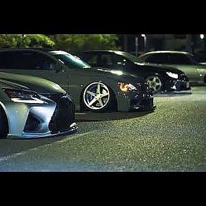 VIPstyle JDM stance nightmeet SONY FX3 cinematic 4K - カスタムカーの集い ナイトミーティング