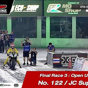 FINAL RUN3 : วานิช คุณโททอง - 8.343 วินาที / Open Unlimited 8 DEC 2017