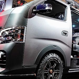 (4K)NISSAN NV350CARAVAN Grand Touring Concept 日産キャラバンNV350グランドツアーコンセプト - 東京オートサロン2018