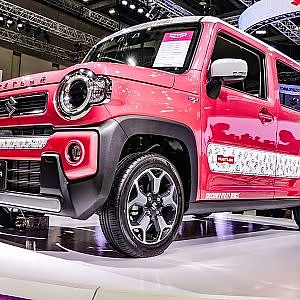 (4K)SUZUKI new HUSTLER CONCEPT PINK Color スズキ 新型ハスラー コンセプト ピンク - TOKYO MOTOR SHOW 2019