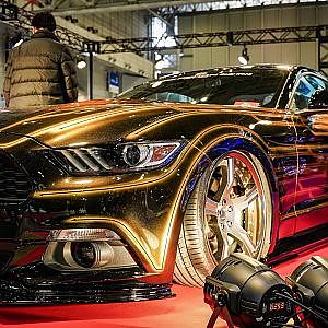 ROHAN IZAWA ART DESIGN × BLOOM Gold MUSTANG - TAS2023 東京オートサロン2023