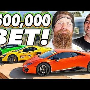 The HALF MILLION Dollar bet - Fred vs Vehicle Virgins