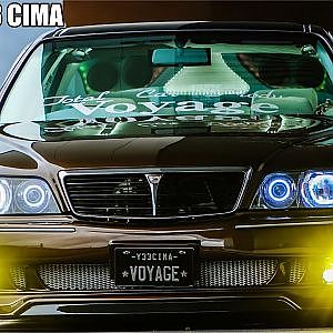 total car produce Voyage NISSAN Y33 CIMA Vipstyle - Voyageデモカー チョコレートシーマ