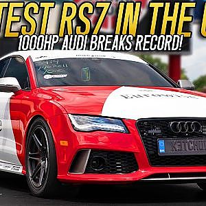 GUTTED Audi RS7 becomes the Fastest RS7 in the U.S.!