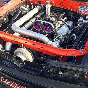 4G63 Mitsubishi Powered Mustang - WTF?! - YouTube