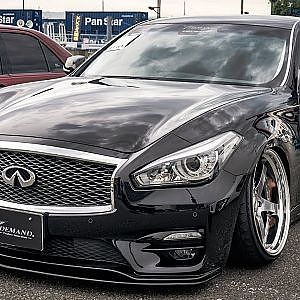 T-DEMAND NISSAN Y51 FUGA Slammed Static Car 51フーガ ティーディメンド コンプリート - ドレフェス関西2022