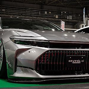 81Garage TOYOTA CROWN SEDAN bodykit ハチイチガレージ クラウンセダン カスタム - 大阪オートメッセ2025
