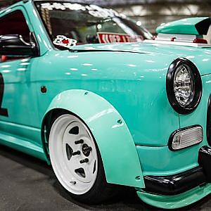 OEP DAIHATSU MIRA L700 wide fender オカダエンタープライズ ミラ カスタム - NAGOYA AUTO TREND 2021 オートトレンド2021