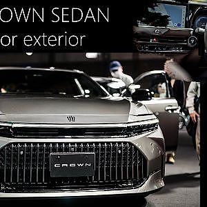 TOYOTA new CROWN SEDAN interior exterior 新型 クラウンセダン 内装 外装 - 名古屋モビリティショー