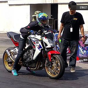 Qualify Run1 : Street 650 CC No.65 วัชรา แก้วปานกัน/บ้านบิ๊กไบค์_TBS (The bigsize team)