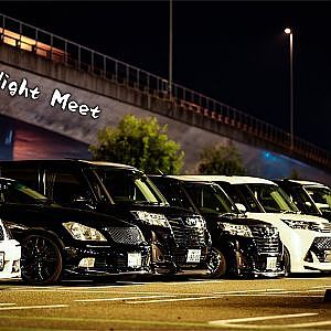 VIPStyle Car NightMeet KYOTO 2021.10.2 SONY FX3 cinematic - カスタムカーが集結 ナイトミーティング