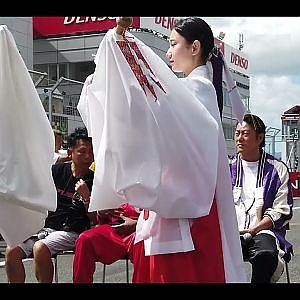 FUELFEST JAPAN 2023 - Fast & Furious Tyrese Gibson , Sung Kang , Cody Walker join Kagura Miko Dance