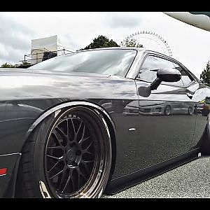 (4K)Dodge Challenger VIPstyle JDM custom ダッジ チャレンジャー カスタム - ドレフェス関西2020