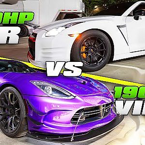 SUPERCAR STREET RACING! | Twin Turbo Viper & GTR’s