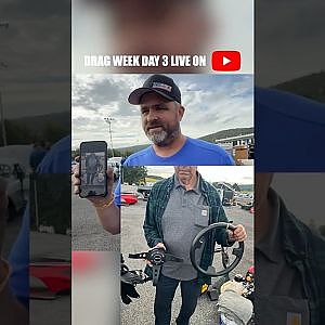 He ran an 8 second pass with no steering wheel.. #1320video #dragweek #automobile