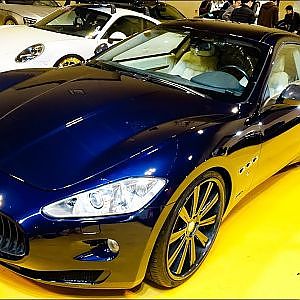 (4K)Maserati GranTurismo modified supercar マセラティ グランツーリズモカスタム - 名古屋オートトレンド2018
