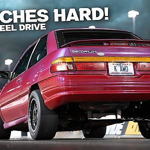 This Pink Ford Escort can GAP GTR's with EASE! (AWD K Series | 550HP)