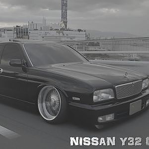 NISSAN Y32 CIMA run & exhaust - 32シーマ 走行動画
