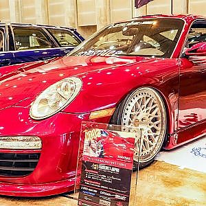 (4K)Porsche winered JDM modified ポルシェ ワインレッド カスタム フェンダリスト  - FENDERIST 2020