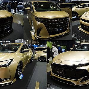 KUHL JAPAN booth TOKYO AUTO SALON ALPHARD VELLFIRE GT-R GR86 TAS2024 - クール ブース 東京オートサロン2024