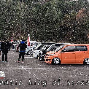 cinematic king of street MT in Hiroshima JDM KCars VIPSTYLE stance car meet