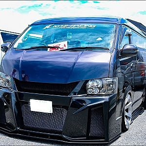 (HD)COOL ART TOYOTA 200 HIACE Full Custom ハイエース内外装フルカスタム - SBM大阪2018
