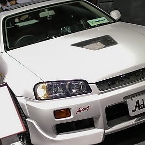 Adonis SKYLINE R34 TAS2024 - 日産愛知自動車大学校 R34スカイライン 東京オートサロン2024