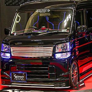 HEARTILY SUZUKI EVERY WAGON DA17W modified OAM2022 - ハーテリー スズキ エブリイ ワゴン カスタム 大阪オートメッセ2022