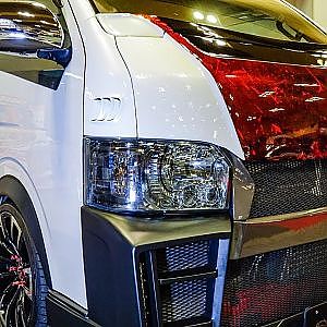 (4K)MDN MADONNA TOYOTA SAMURAI HIACE modified MDNマドンナ ハイエースカスタム 侍 - OSAKA AUTO MESSE 2020