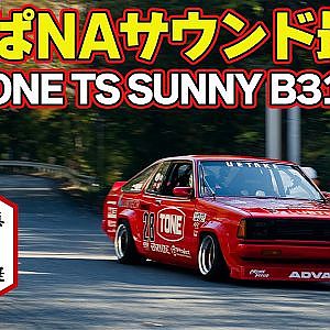 レジェンドマシン が 峠激走 ！～ 真庭速祭2025 ～ CALSONIC SKYLINE R32 / CUSCO IMPREZA GT300 / TONE TS SUNNY B310 【新作】