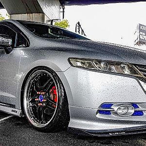 (4K)ホンダ オデッセイ RB3 カスタム シルバー HONDA ODYSSEY RB3 modified - 秋オデ大収穫祭2019