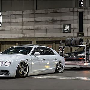 Fenderist Japan 2026 stanced JDM Car pure Exhaust sound - フェンダリスト ジャパン 2026 搬入