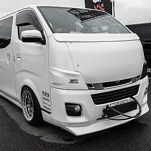 NISSAN URVAN NV350 custom キャラバン チンスポ カスタム - SBM2023