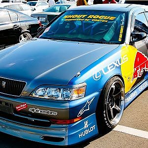 (4K)TOYOTA CRESTA GX100 sports modified 100系クレスタ スポーツカーカスタム - LOWFEST 2018