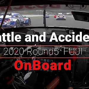 2020 AUTOBACS SUPER GT Round5 たかのこのホテル FUJI GT300km RACE  On Board  Battle and Accident