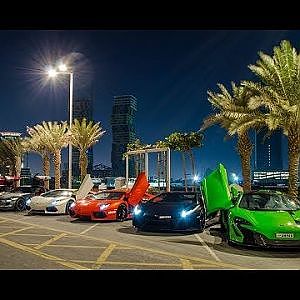 Dubai Car Night