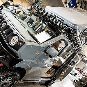 TSDstyling SUZUKI JIMRY EVERY faceswaped to JIMNY TAS2022 - TDSスタイリング ジムリィ ジムニー顔のエブリィ 東京オートサロン2022